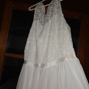 White wedding dress